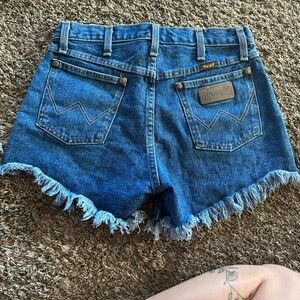 TRUE wrangler original denim shorts